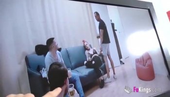 Sweet Japanese honey Hikaru Wakabayashi with a pussy full of hot jizz cream.