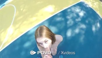 Bubble butt blonde Courtney Taylor anal fucked oil