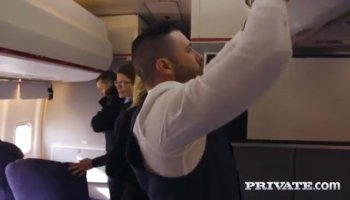 Hot Emma Diamond nylon mask on her face